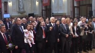 Predsednik Srbije Boris Tadić prisustvovao je kao pokrovitelj završnoj manifestaciji humanitarne akcije Fonda B92 „Bitka za bebe“ u Domu Narodne skupštine